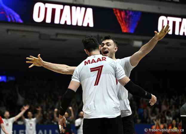 Canada edges Japan 3-2 in men’s Volleyball Nations League action