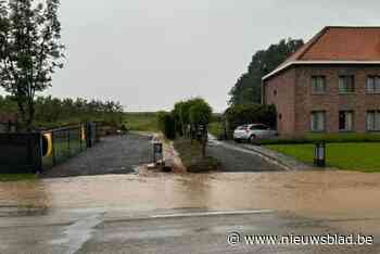 Wateroverlast in Zuid-Limburg: straten onder water in Riemst, Tongeren, Hoeselt en Heers