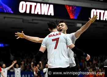 Canada edges Japan 3-2 in men’s Volleyball Nations League action