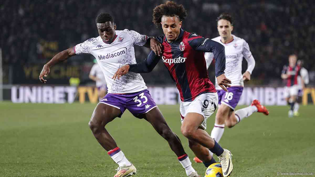 Man United ae preparing a bid for Bologna star Joshua Zirkzee - who has a £34m release clause - as they look to beat AC Milan to the Dutch striker's signature