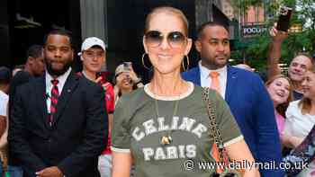 Brave Celine Dion smiles at fans as she steps out in NYC - after tearing up at premiere of her Amazon documentary amid battle with stiff person syndrome