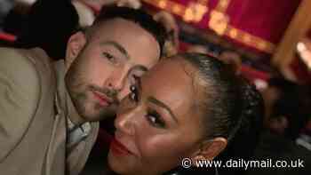 Mel B cosies up to her fiancé Rory McPhee as couple enjoy date night after her ex-husband Stephen Belafonte was seen in the UK amid his £4m defamation case against the star