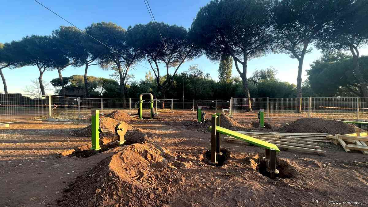 Parco degli Acquedotti: partiti i lavori per una nuova area fitness