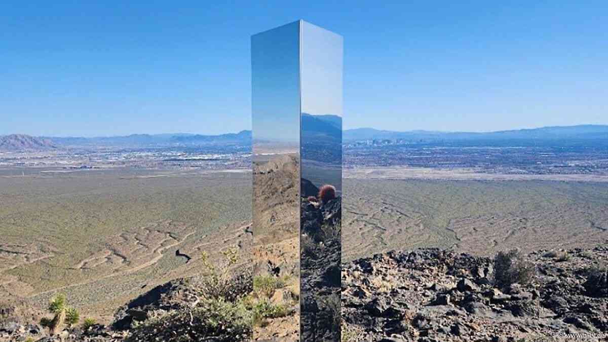 "Wie ist er da hoch gekommen?": "Mysteriöser Monolith" nahe Las Vegas entdeckt
