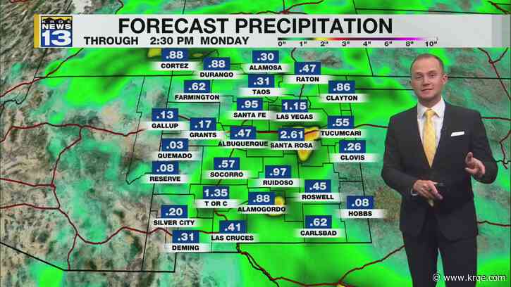 Rain and storm chances increase late this week, bringing fire relief across the state