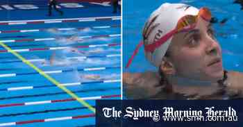 American breaks McKeown's backstroke record