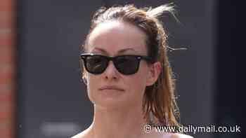 Olivia Wilde, 40, flashes abs in sports bra and leggings after hitting the gym in LA