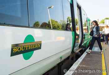 Train delays to Brighton  due to train hitting tree