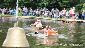 Wassersport auf bayerische Art: „Anker los und Abfahrt“ bei der Thanninger Sautrogregatta