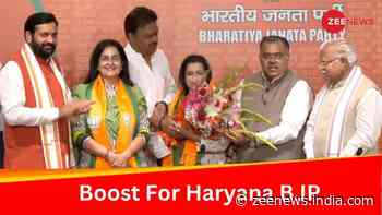 Haryana Congress Leader Kiran Choudhry, Her Daughter Shruti Join BJP