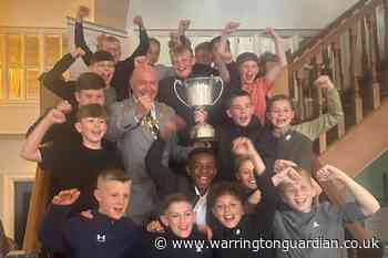 Football team meet the mayor after 'historic' cup game win