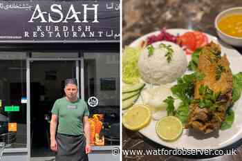 Inside the Asah Kurdish Restaurant in Queens Road, Watford