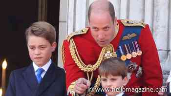 Prince William's hilarious balcony moment with Prince Louis you might have missed