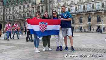 Kroatien-Fans fluten Hamburg: So ist die Stimmung in der Stadt