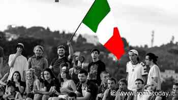 Europei 2024: la partita "Italia - Croazia" a Monte Ciocci