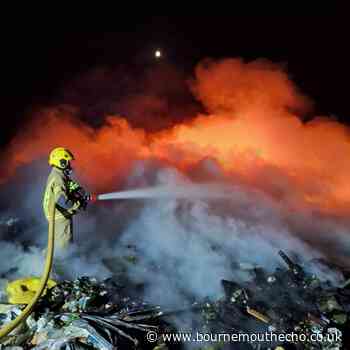 Huge fire breaks out in Ringwood recycling centre