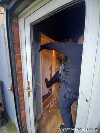 Drugs raid in St Joseph's Court, Clifton, York - one arrest