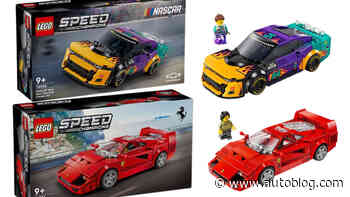Lego Ferrari F40 and Camaro NASCAR ZL1 join Speed Champions line