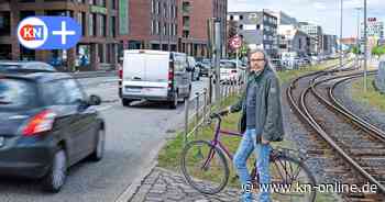 Kaistraße in Kiel: Ärger über Fahrradumleitung - "das ist gefährlich"