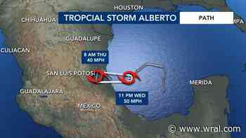 Hurricane season 2024: Tropical Storm Alberto expected to make landfall Thursday morning