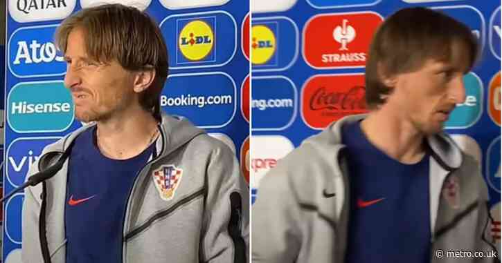 Furious Luka Modric storms out of interview after reporter’s controversial question