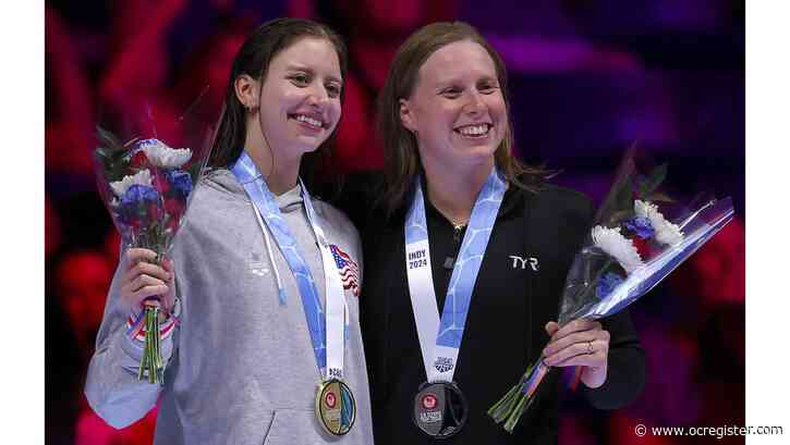 U.S. Olympic swimming trials: On a night for doubling up, Lilly King adds engagement ring