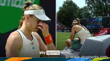 Rybakina almost faints after just four games against Azarenka!