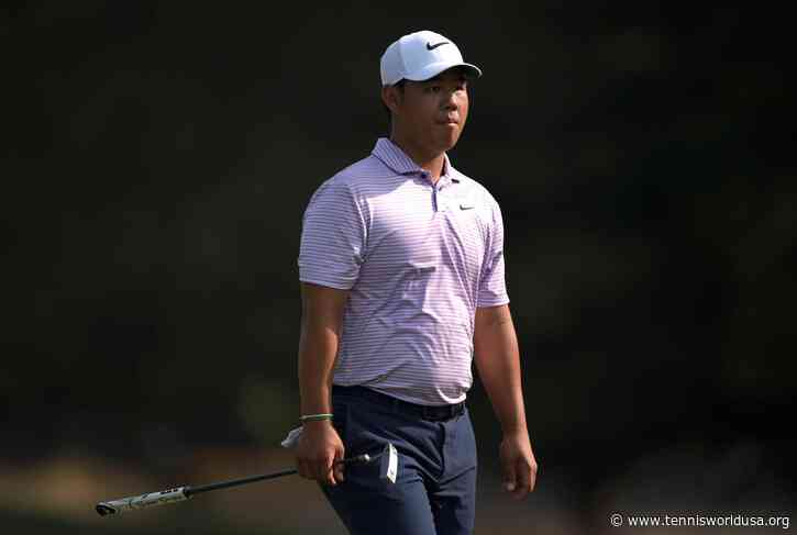 Fabulous round by Tom Kim who takes the lead