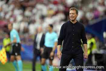 Germany coach Nagelsmann raises risk of serious injuries on slippery Frankfurt field at Euro 2024