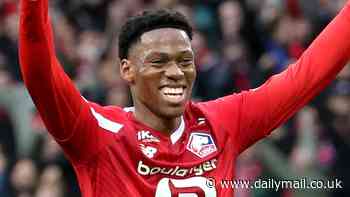 Chelsea hold talks with Lille striker Jonathan David over possible transfer... after the club's president gives prolific goalscorer his BLESSING to leave