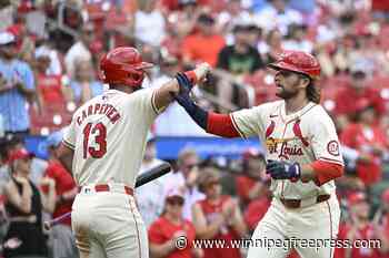 Burleson’s first big league multi-homer game lifts Cardinals over Giants 9-4 and back over .500