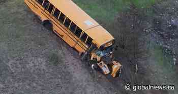 Crashed B.C. school bus was filled with grade 6s, 7s, superintendent says