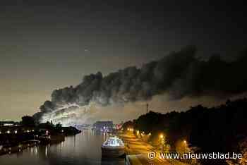 Opnieuw brand uitgebroken bij afvalverwerker in Wijnegem: grote rookpluim van ver zichtbaar