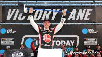 Race results: Christopher Bell wins in overtime on wet weather tires to sweep New Hampshire