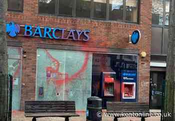 Barclays windows smashed again just two weeks after vandalism