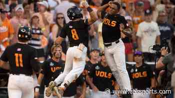 Tennessee wins Men's College World Series: Volunteers hold off Texas A&M for first NCAA baseball title