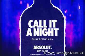 Absolut Vodka tells drinkers to ‘Call it a night’ to prevent ‘thoughtless’ comments