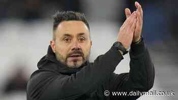 Roberto de Zerbi agrees deal in principle to become Marseille manager after missing out on Chelsea and Man United jobs