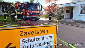 Großeinsatz in Sommenhardt: 70 Feuerwehrleute rücken zu Brand eines Mehrfamilienhauses aus