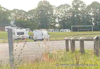 Police called after Travellers set up camp at playing field