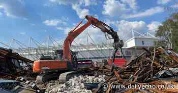 Demolition starts near St Mary's Stadium after major factory fire