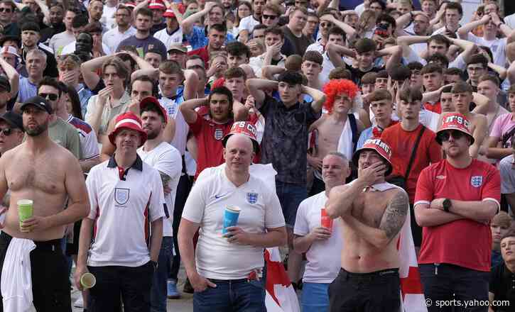 Watch live: England fans gather in London to watch Euro 2024 game against Slovenia