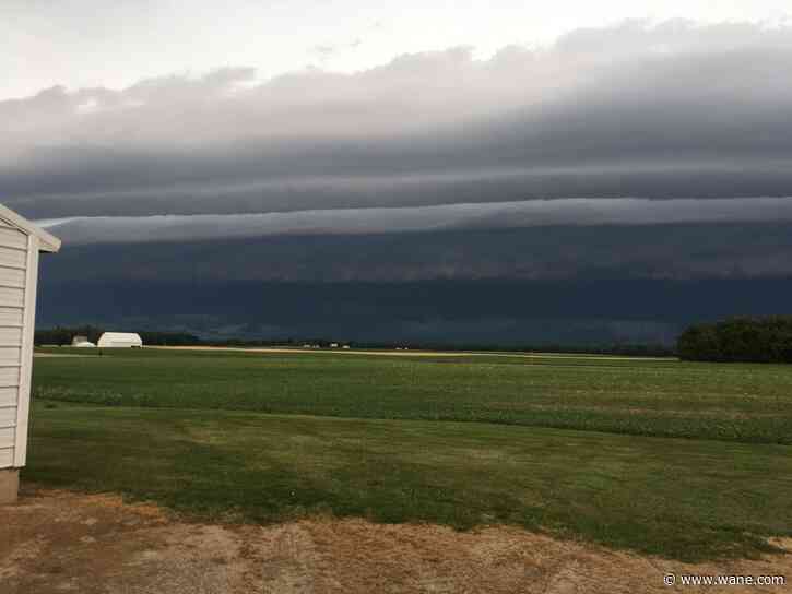 GALLERY: Shelf cloud photos from Tuesday's storms