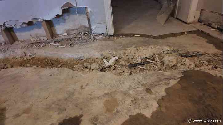 Contractor leaves trench through kitchen, refund requested