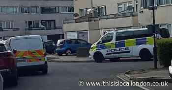 Mitcham Saxonbury Close: Man taken to hospital after stabbing