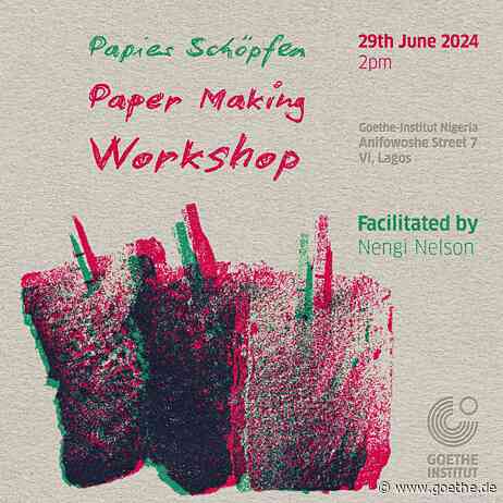 Workshop : 29.06.2024, Papier Schöpfern