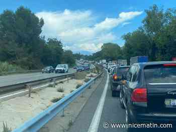 Un véhicule en panne sur l'autoroute A8 perturbe la circulation ce mercredi sur la Côte d'Azur