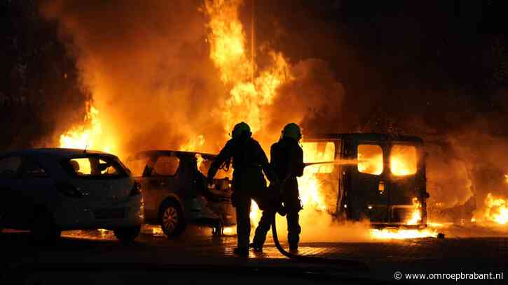 Vier auto's verwoest door brand: verdachte (25) aangehouden