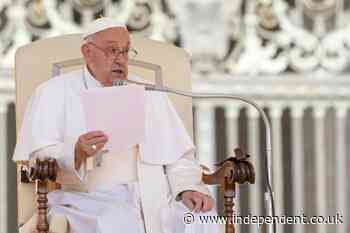 Pope Francis calls drug traffickers ‘assassins’ as he blasts ‘fantasy’ liberalisation laws