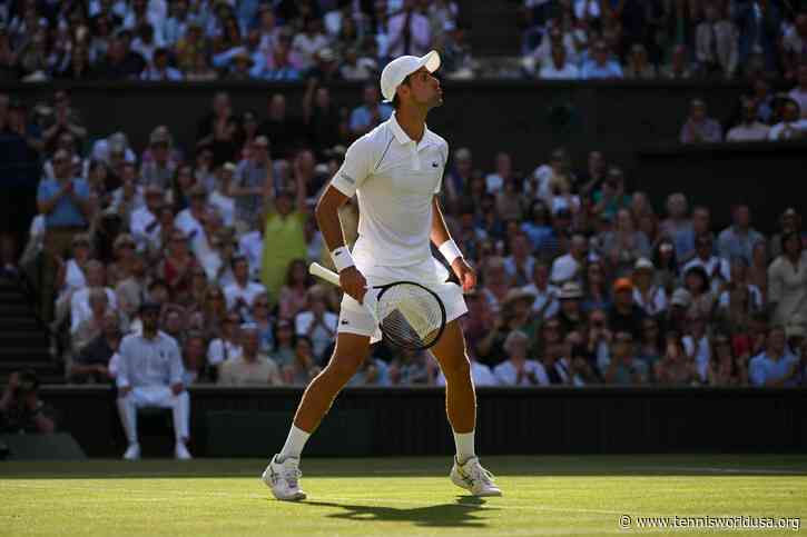 Novak Djokovic defeated Frances Tiafoe in practice